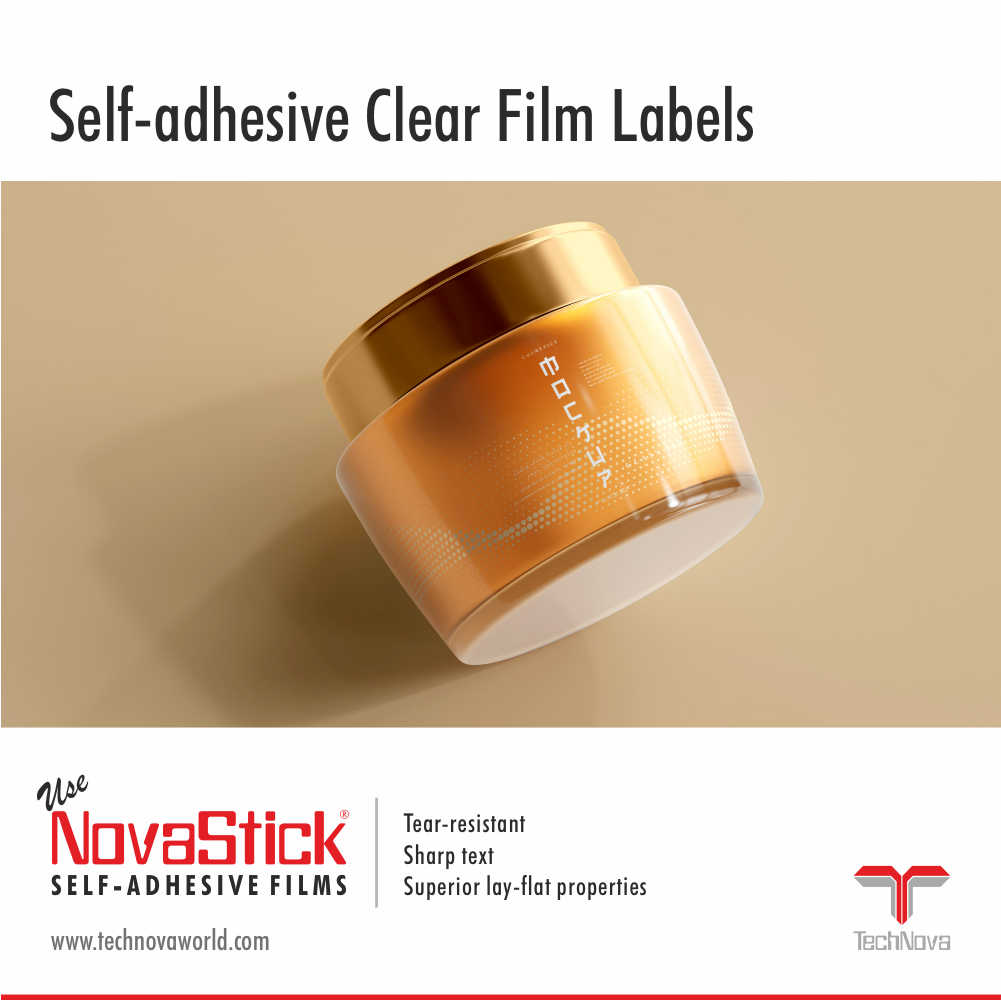 TechNovaWorld's tweet photo. NovaStick Self-adhesive Clear Film Labels for your products. Available in various sizes, they are fully compatible with Dry Toner and Screen printing.
To know more about NovaStick, please visit: https://t.co/3DzG2kQadW
#TechNova #Novastick #DigitalPrintMedia #labels #posters https://t.co/civBLkJwKn