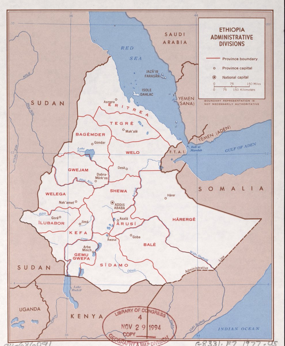 biniamhirut's tweet photo. Ethiopia, administrative divisions 1977 https://t.co/HWmFgun5Rx