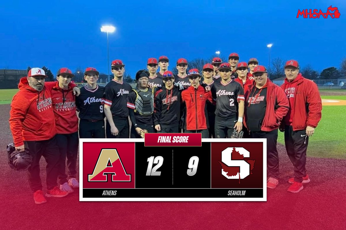 athensredhawks's tweet photo. Baseball bounces back with a league win at Seaholm tonight! #GoHawks https://t.co/1Q76lc4UwP
