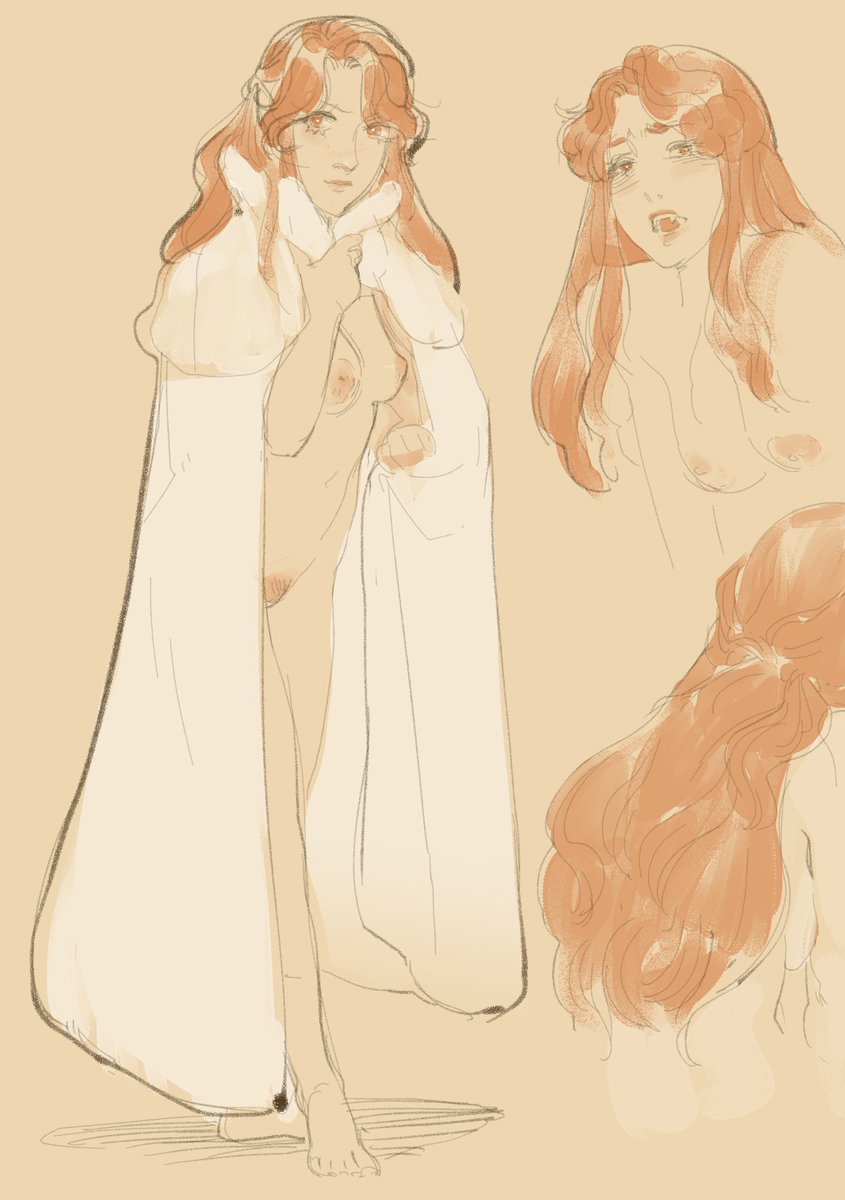 wintonkidd's tweet photo. I do love Lenore's big fluffy fur cape. 🤍🧡 https://t.co/ehLPs2Cd97