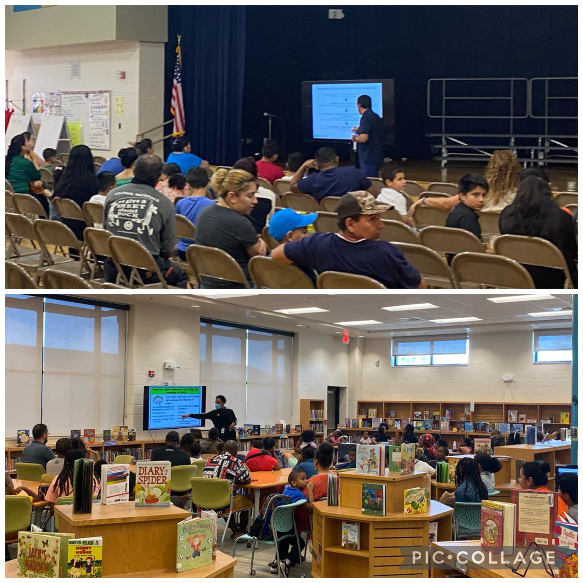 Thank you <a href="/WcpssfamilyAcad/">Family Academy</a> for your presentations this evening at <a href="/RogersLaneES/">Rogers Lane ES</a>’s Math Night!