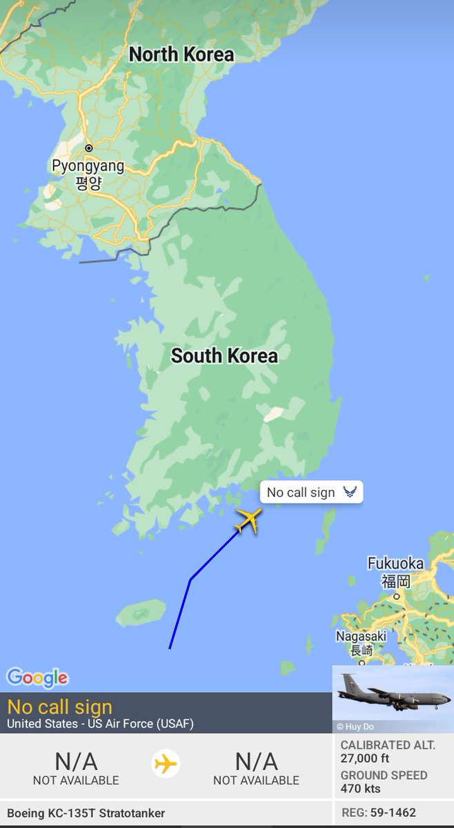 Oceanworldfree's tweet photo. ๐บ๐ฒUSAF 59-1462 #AE0658
๐ฐ๐ทROKAF #71F808
๐ฐ๐ท ROKAF (19-003) #71F863
#KoreaStrait
Boeing KC-135T
Airbus A330 -243MRTT
Airbus A330-243MRTT https://t.co/8t3V6kHWfQ