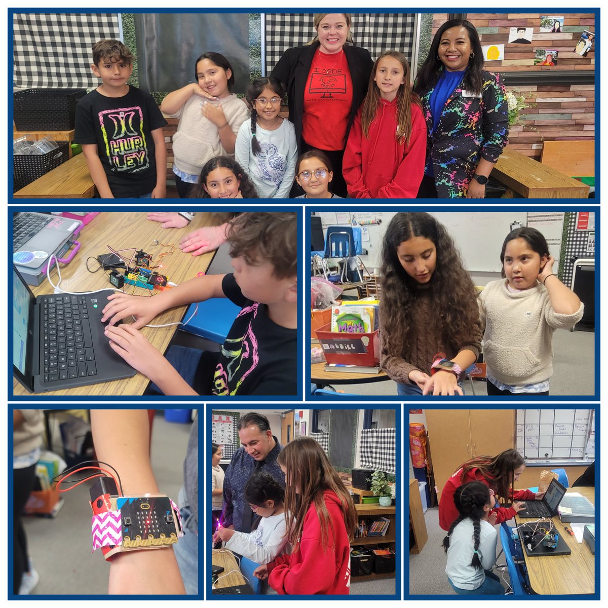 #IEmicrobitPLN member @Mrs_Dworak4th's 4th graders working on solutions to global goals using @microbit_edu physical computing devices. Such an inspirational group! 2023 #IEdoYourBitInnovationDay continued