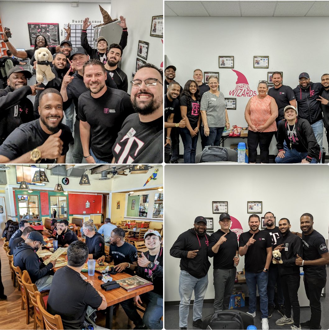 acarter111's tweet photo. Thank you @JohnStevens_ , @yes_i_cantu &amp; @BrianEjiasi for stopping by! -We appreciate you sharing best practices. Great job @SomiTMO @FacundoTmo &amp; Wizards crew for winning the NSO Fast Start contest,you guys rock! #whartonwizards #smra #texasBEast https://t.co/n6GVgCIoo4
