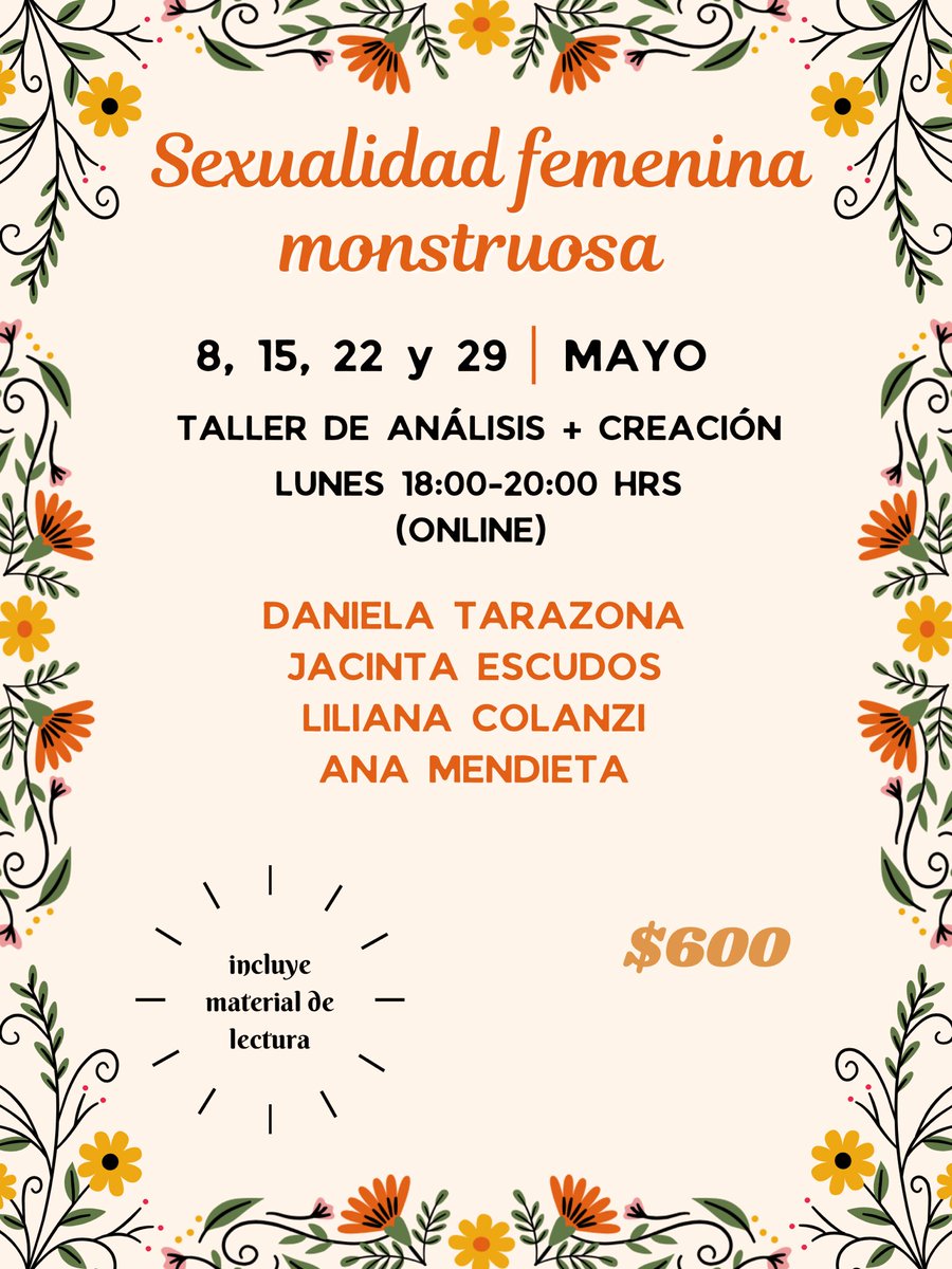 roxiearroyo's tweet photo. El día de hoy les vengo a compartir el póster de este taller que he estado gestionando las últimas semanas. + https://t.co/JiW9AI5fOY