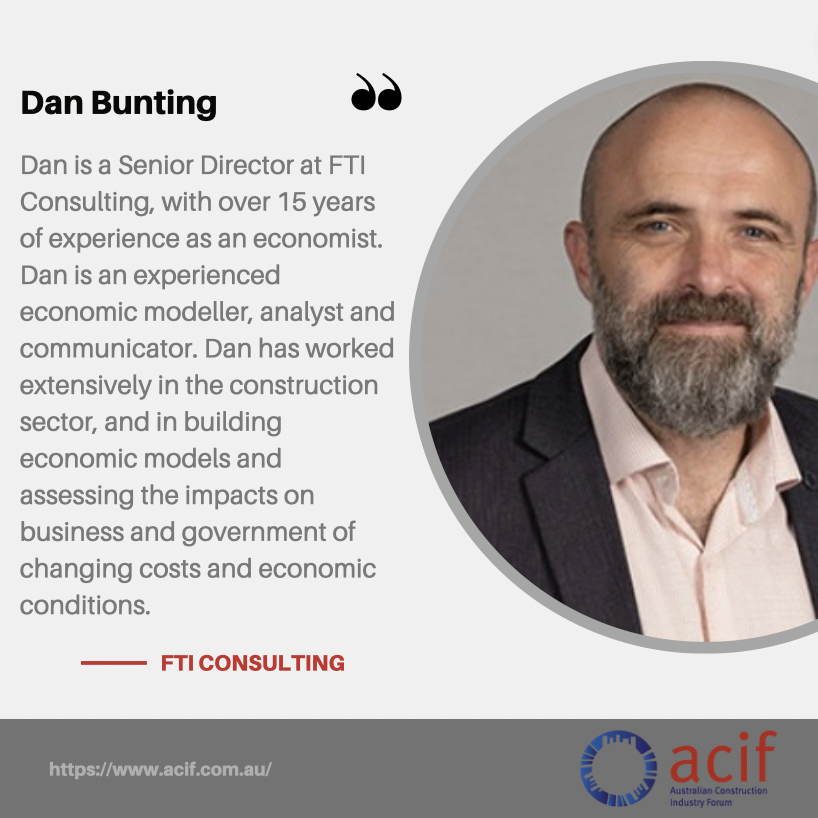 ACIForum's tweet photo. The May 2023 ACIF Forecasts Briefing speakers will include Dan Bunting from FTI Consulting. Join us on the 16th of May to hear from Dan and other industry experts!
Register now: https://t.co/36Z1aQPXmM https://t.co/vCajufOOSr