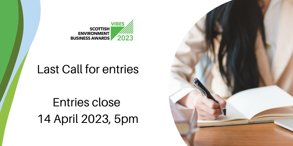 VIBES_Awards's tweet photo. Are you working towards a fairer and greener business? Last call to enter one or more of the 12 @VIBES_Awards categories: apply today https://t.co/DKLNHmjiAi #NetZeroVIBES https://t.co/V0w3sc0Dt4