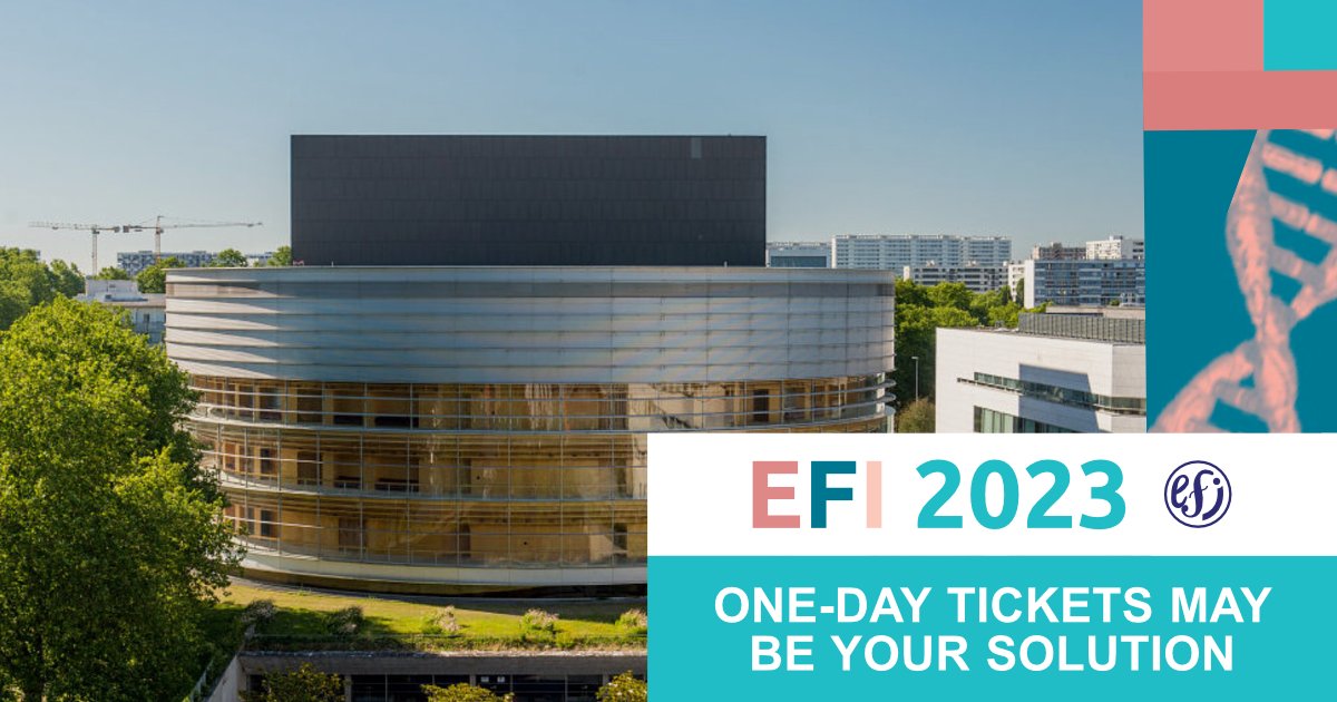 YOUR PARTICIPATION MATTERS❗️Few days to go until #EFI2023. #Registration is still open and many of your colleagues are steadily securing their places.
🎫Grab your ticket by April 15 and save on the Regular fee:lnkd.in/eFWEtXq7
Busy week? Get your one-day ticket and join us