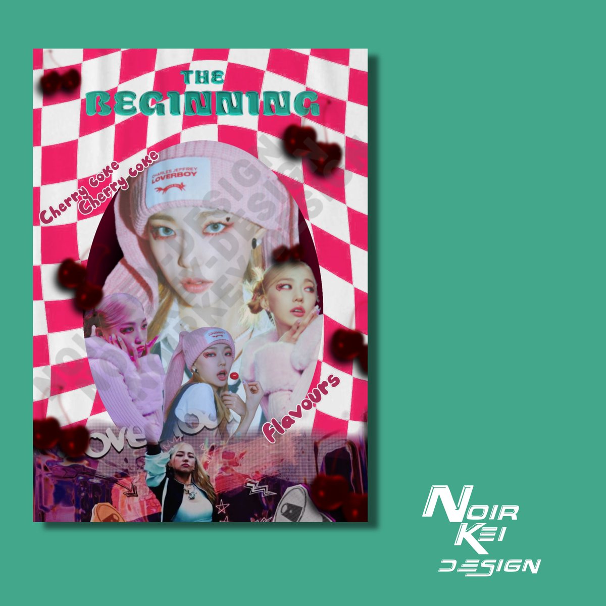 NOirKey_Design's tweet image. 🦋 | Pôster Yeeun - Cherry Coke