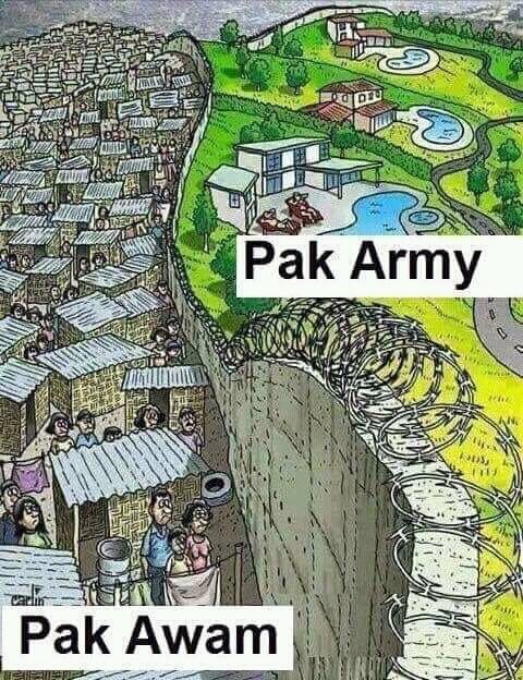 The condition of all the people in Pakistan is bad, the army there is doing very bad things. #PakMilitaryMillionaires