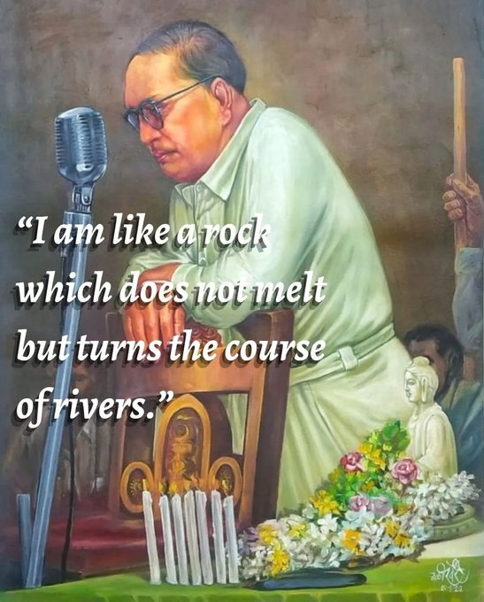 Harshu1806's tweet photo. Happy Birthday to the man who changed the course of river,  BabaSaheb 📷 #AmbedkarJayanti2023 #JaiBhim https://t.co/qTjWDprD5u