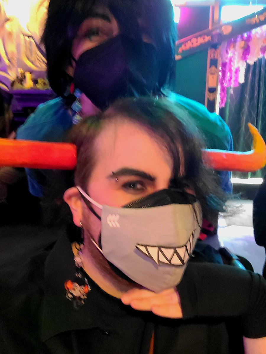 gl1tchm4g3's tweet photo. had a fantastic time at the @RequiemCoffee #Homestuck party today <3 https://t.co/H9aEyU5hdV