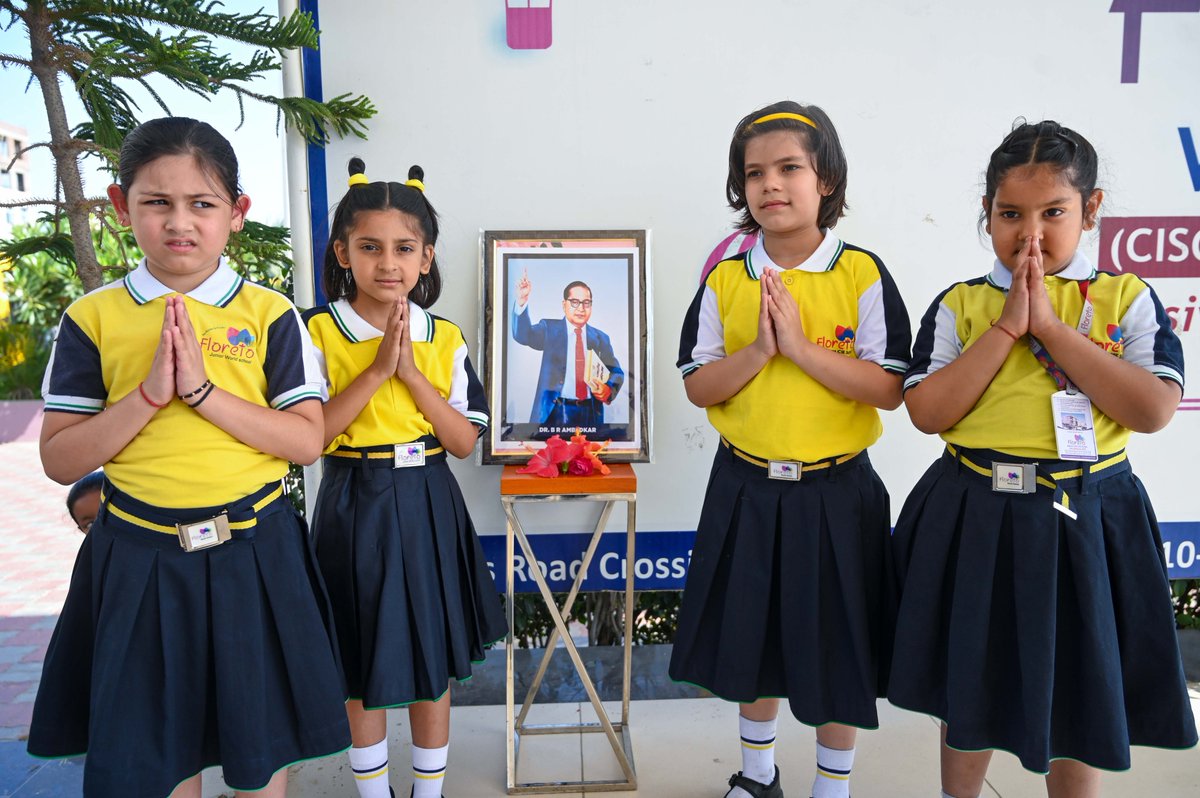 Prince_Eduhub's tweet photo. #Floreto_World_School
#Call_now :9610712222
Floreto World School celebrated the Baisakhi festival and Dr BR Ambedkar Jayanti with full enthusiasm.  Students of Pre-III participated in various activities, including Bhangra dance, creative writing, art and craft and colouring. https://t.co/r9uHesQt2F