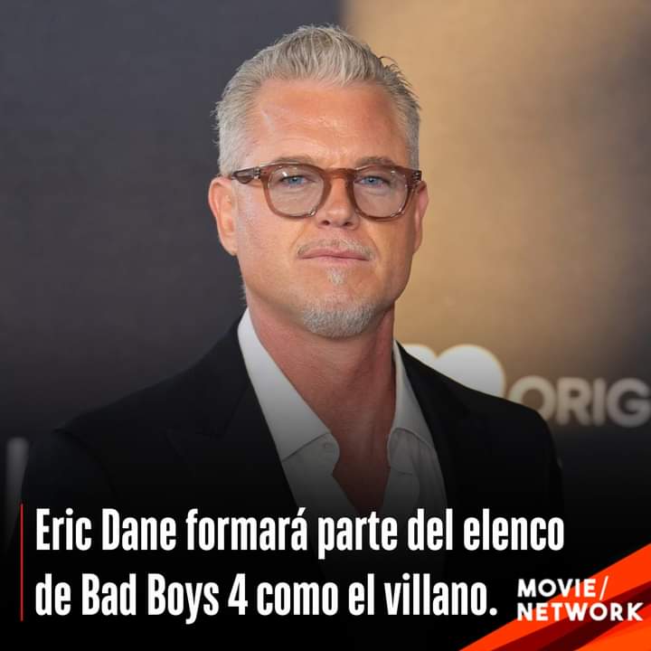 🎬 #EricDane se une a #WillSmith y a #MartinLawrence para la cuarta película de #BadBoys. 

🎞️El actor es mejor conocido por su aparición en #Euphoria y #greysanatomy.