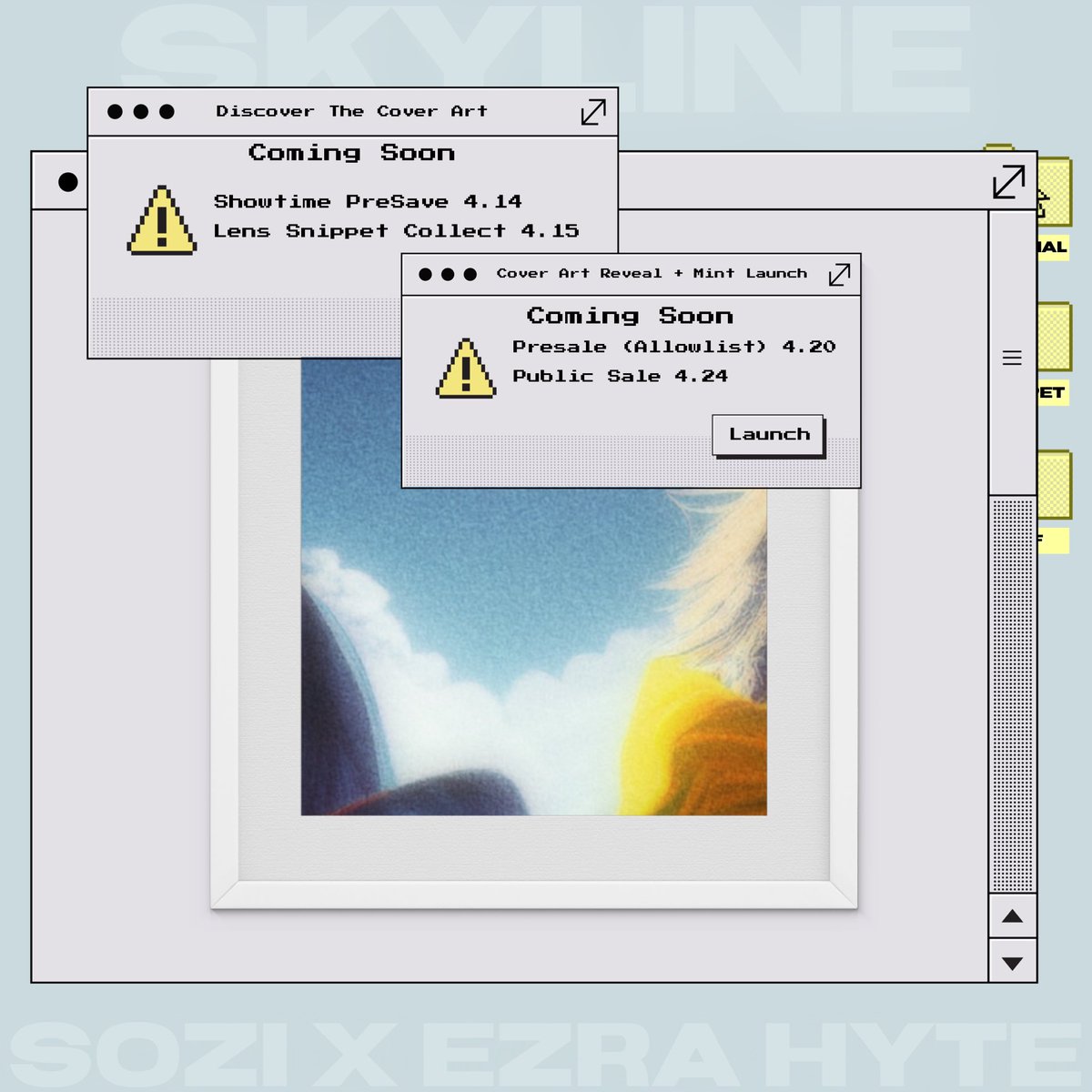 sozimusic's tweet photo. Discover The Cover Art! 🤫👀
Free Collect Starts Tomorrow 💥🌻 https://t.co/faDPtZ9gQZ