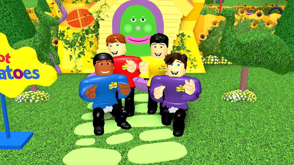 HotPotatoes_RBX's tweet photo. We're back! 💛💙❤️💜 https://t.co/TaasQDaJ92