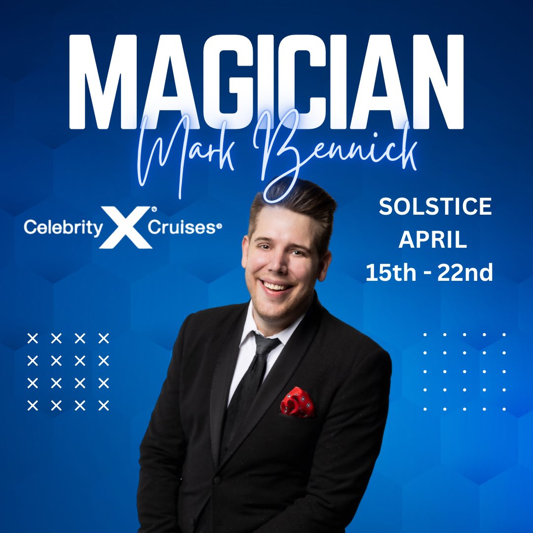MarkBennick's tweet photo. @CelebrityCruise #markbennickmagic https://t.co/xxyVI3Sw6B