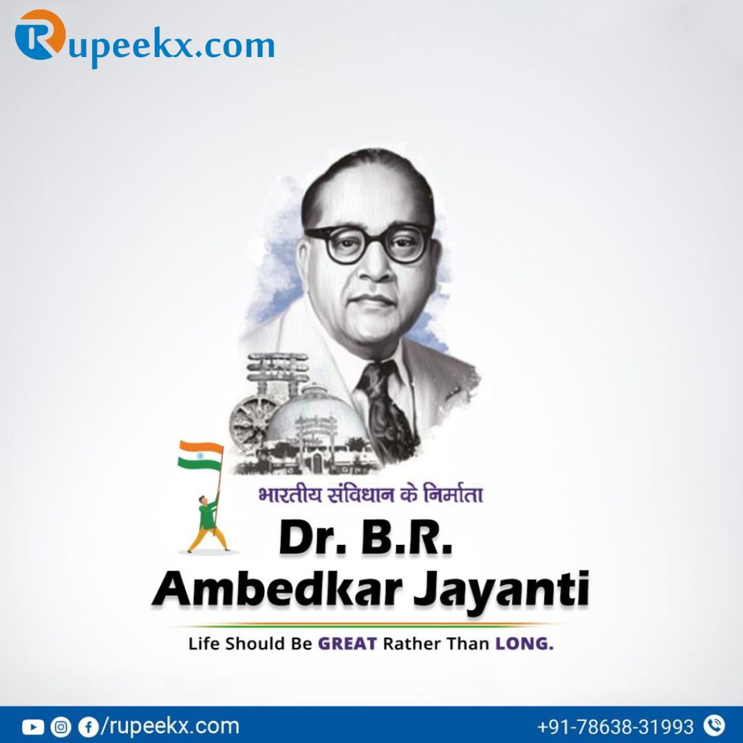 rupeekx's tweet photo. "Dr. B.R. Ambedkar – an outstanding personality whose ideologies continue to guide generations! 📷
#AmbedkarJayanti #DrBRAmbedkar #Rupeek   " https://t.co/wBn7i6vUlt