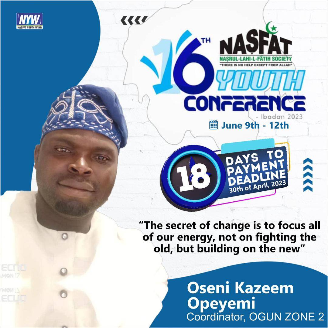 nasfathq's tweet image. The secret of change is to focus all of our energy, not on fighting the Old but building on the New.

```Ilaji Hotels &amp;amp; Sport Resorts, Akanran, Ibadan```

ilajiresorts.com

portal.nasfat.org/events/youth/r…

#Breaking_New_Grounds
#Ibadan2023
#Nasfat
#nasfatHELD
#NASFATcares