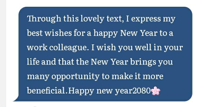 Thank you so much for your new year wishes! i wish you all the best in the coming year.