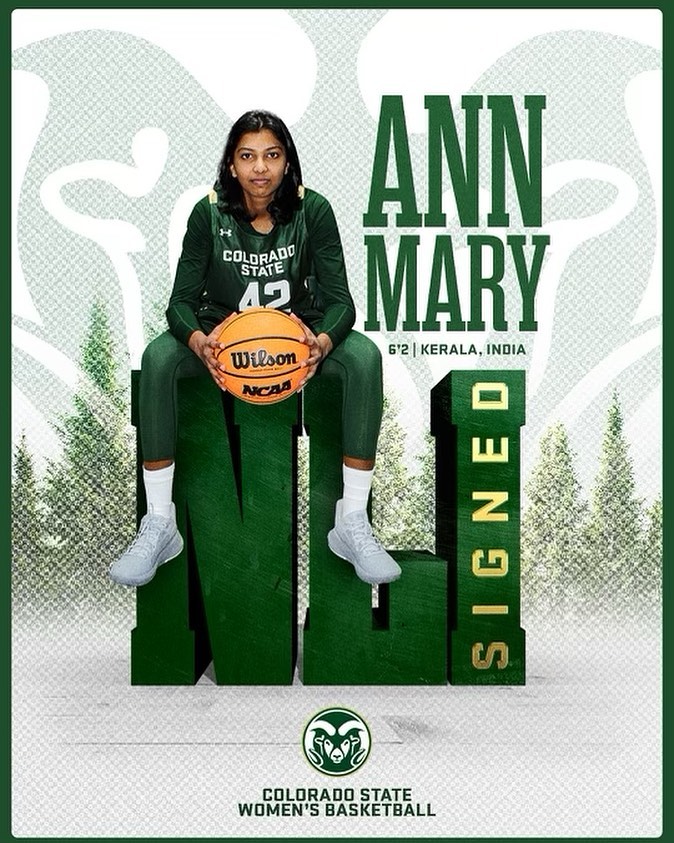 NBAIndia's tweet photo. She Got Game! 💪

Congratulations to Reliance Foundation Jr. NBA alumna Ann Mary on becoming the first athlete from Kerala to receive a Division 1 scholarship for basketball! 👏

#IndianBasketball #ballers #WomenInBasketball #RelianceFoundation @jrnba @RFYouthSports https://t.co/RYxYgeKeY2