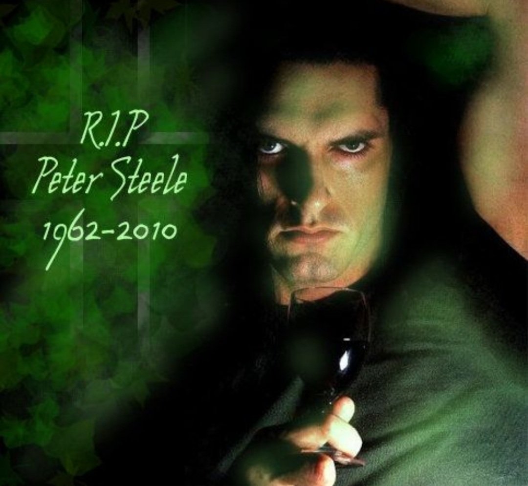 HeavyMetal_999's tweet photo. April 14, 2010. Peter Steele dies in New York, United States.  He was the singer, bassist and songwriter for the gothic metal band TYPE 0 NEGATIVE. https://t.co/aRGvMHEdMK