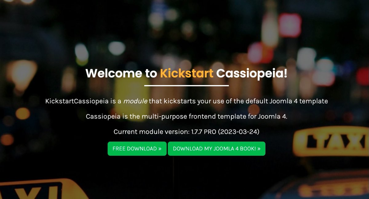 Version 1.7.7 out, bugfixes, and new features. Get your copy at kickstartcassiopeia.com #joomla #CMS, or go for the pack at a discount!

jmodules.com/our-joomla-mod…