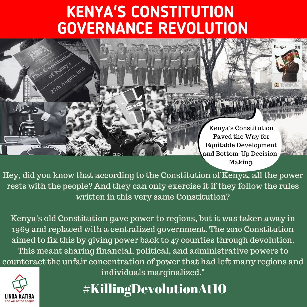 TribelessYouth's tweet photo. Devolved governance has played an important role in shaping our elections. In the past, our elections were all about the national Presidency, with a zero-sum approach that left many people feeling left out. #KillingDevolutionAt10 https://t.co/prX5nymeav