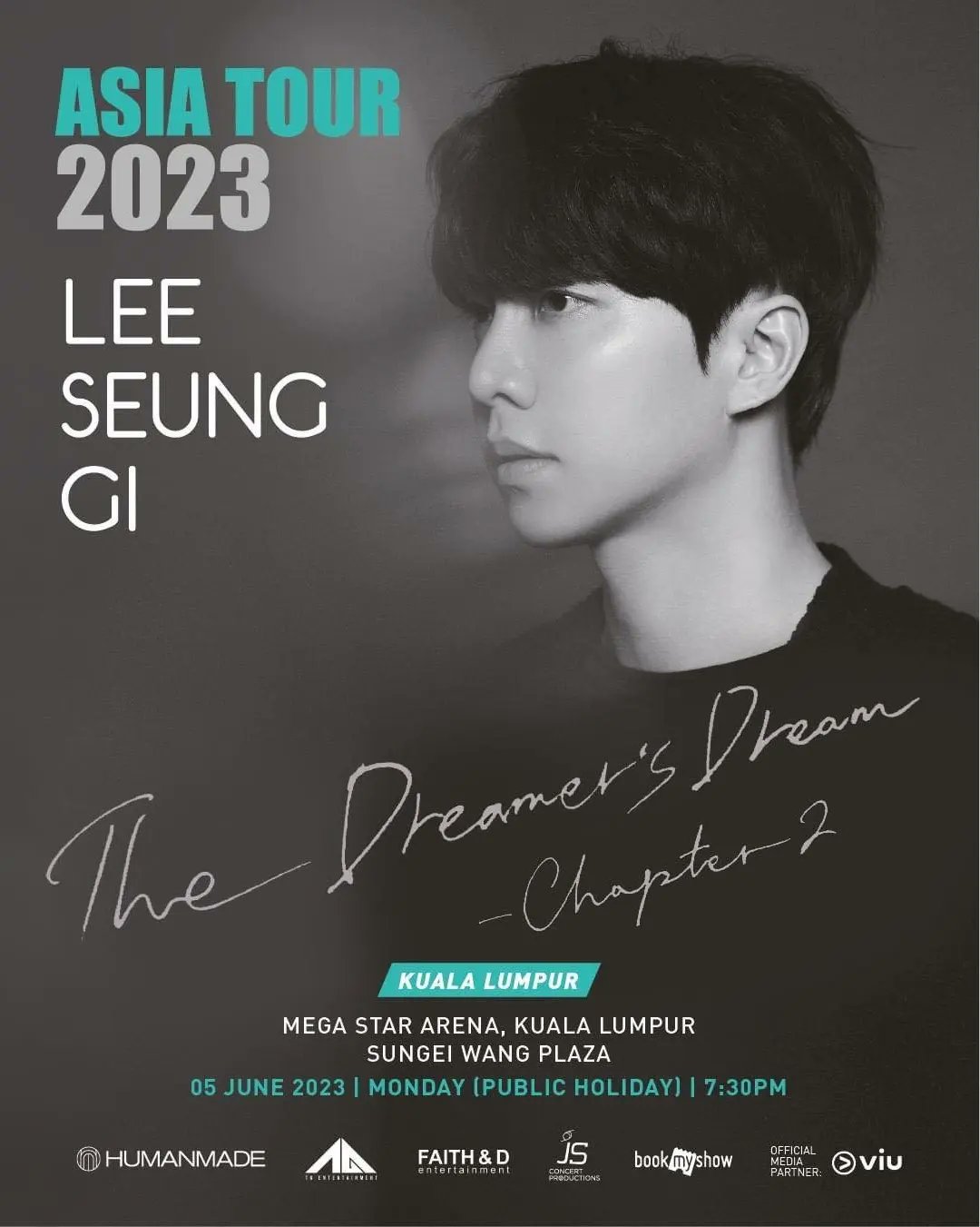 Lee Seung Gi Asia Tour 2023 in Kuala Lumpur “The Dreamer’s Dream-chapter 2” (Tickets)