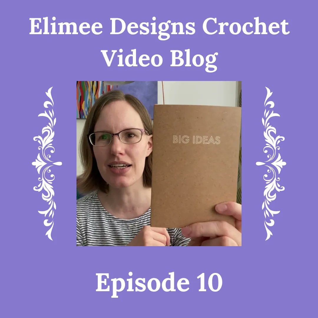 ElimeeDesigns's tweet image. It&apos;s time for another episode of the Elimee Designs video blog! From finished gifts to sneak peeks at upcoming patterns, this episode is packed full of crochet inspiration. Head over to our YouTube channel and check it out! 

#crochetvideoblog #crochetvlog #youtubecrochet