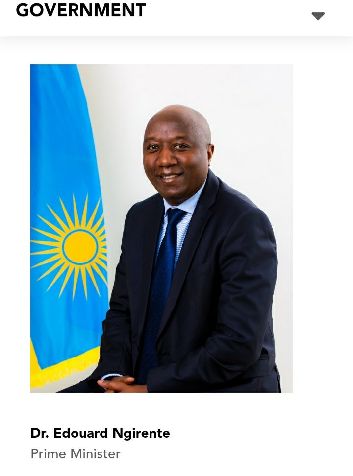 RwandanBlogger's tweet image. THREAD
All ministers starting from
PRIME MINISTER:
Dr. Edouard Ngirente 🇷🇼🤍