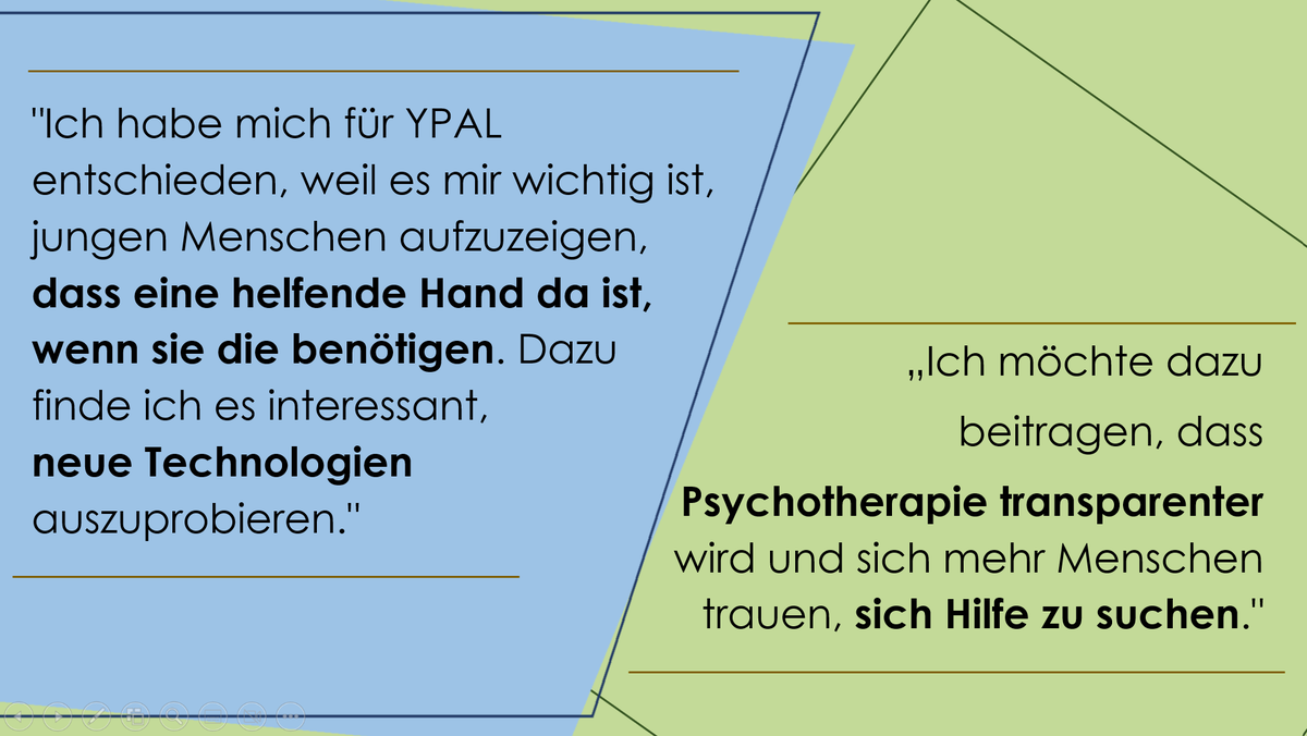 YVORI_research's tweet photo. Seit September letzten Jahres treffen wir uns in regelmäßigen Abständen mit dem "Young People's Advisory Panel". Zwei Mitglieder*innen teilen ihre Motivation, am Betroffenenbeirat teilzunehmen
#participatoryresearch #publicandpatientinvolvement https://t.co/DEnVQR1KYA