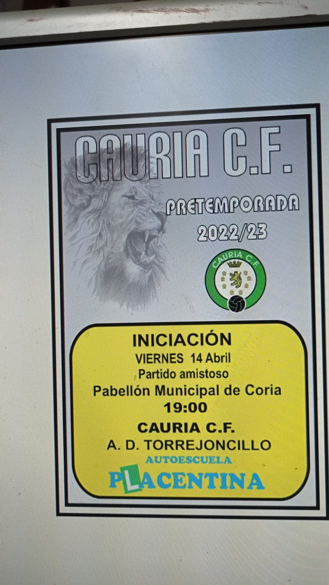 CAURIA C.F TECNIFICACIÓN Y VALORES tweet media