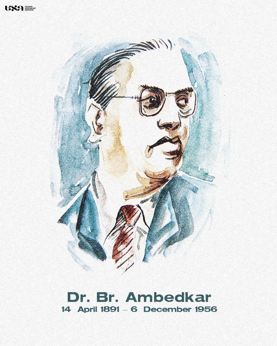 Remembering Babasaheb Ambedkar. 

Art by Navin of the young socialist artists collective. 
#babasaheb #babasahebambedkar #jaibhim #ambedkar #art