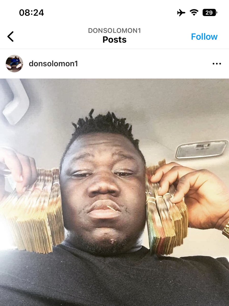 A fool and his money are soon separated.

‘Big Papa’ is a classic example of modern day scammers who use social media posting lavish lifestyle to target their victims.

His story is like that of Hushpuppi who’s in jail now.

DCI snooped on his IG for 1yr+ studying his ‘trade’