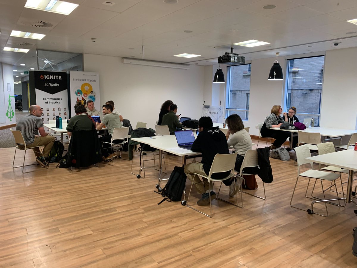 codebarGlasgow's tweet photo. What a fantastic workshop at @jpmorgan Glasgow last night! Thanks to all who joined! See you next time!
#Diversity #volunteer #tech #javascript #Python #Java https://t.co/Sy1NHWPEA0