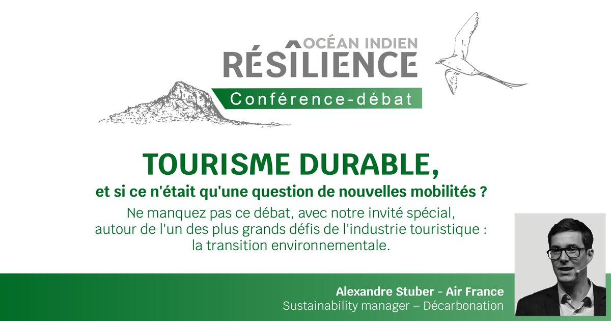 🆕Lancement du cycle de conférences-débats « #Résîlience » de l’océan Indien en partenariat avec la Mauritius Chamber of Commerce and Industry (MCCI)

🟢Rendez-vous le 25 avril 2023 à 16h45, heure de Maurice.

▶️Lien : bit.ly/3MBsaAf

#Tourismedurable #océanindien