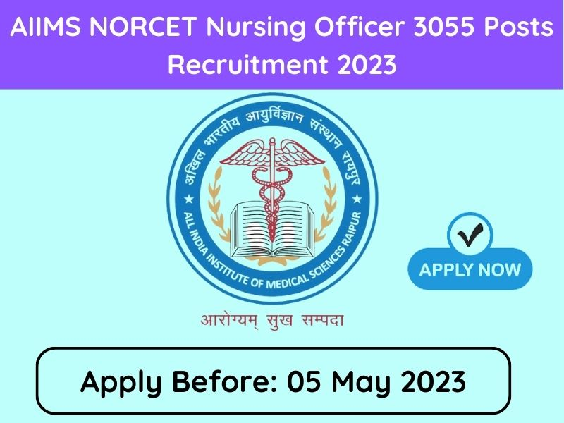 SResults4u's tweet photo. @SResults4u All India Institute of Medical Science (AIIMS)
AIIMS Nursing Officer Recruitment Common Eligibility Test (NORCET-2023)
AIIMS - NORCET 4th, Notice No 76/2023
Last date &amp; complete details of notification click here 👉 https://t.co/l7OETQ3ww3
#sarkariresults4u https://t.co/egkegDoO6H