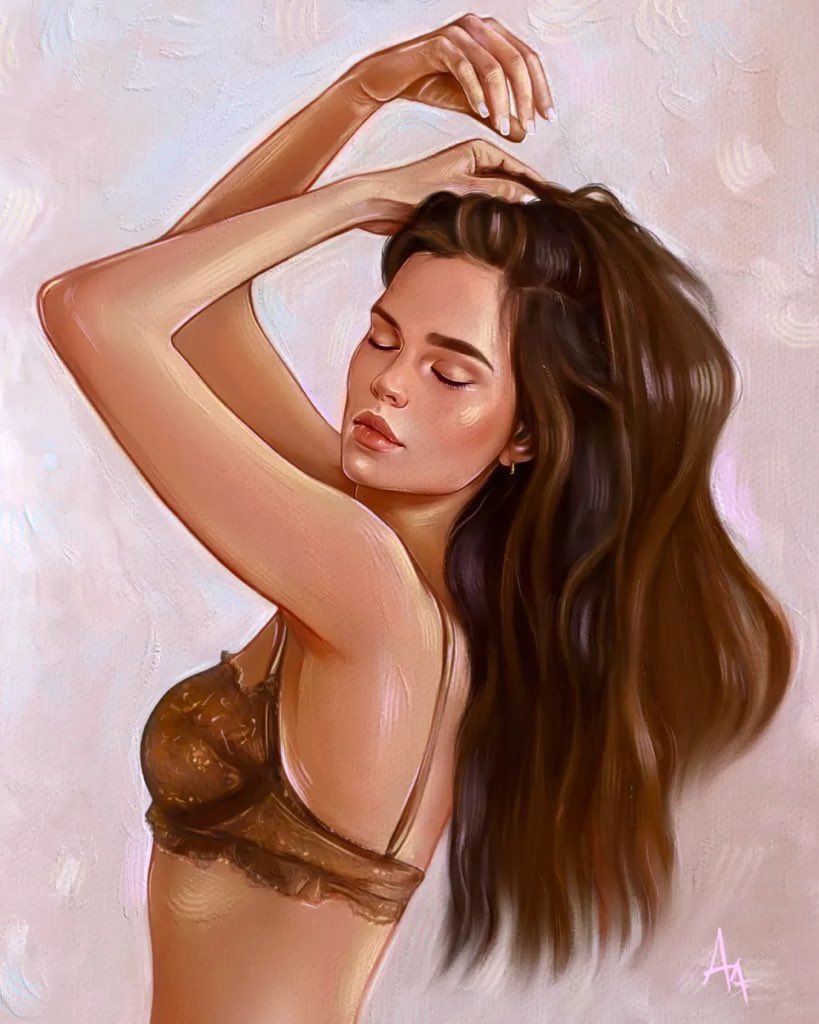 There's nothing quite like the peace and quiet of an early morning. And when you have art this gorgeous to look at, it's even better. 

Wishing everyone a wonderful start to their day 🌸🍃 

Artwork “Tenderness”
1/1 
0.07 $ETH
opensea.io/assets/ethereu…