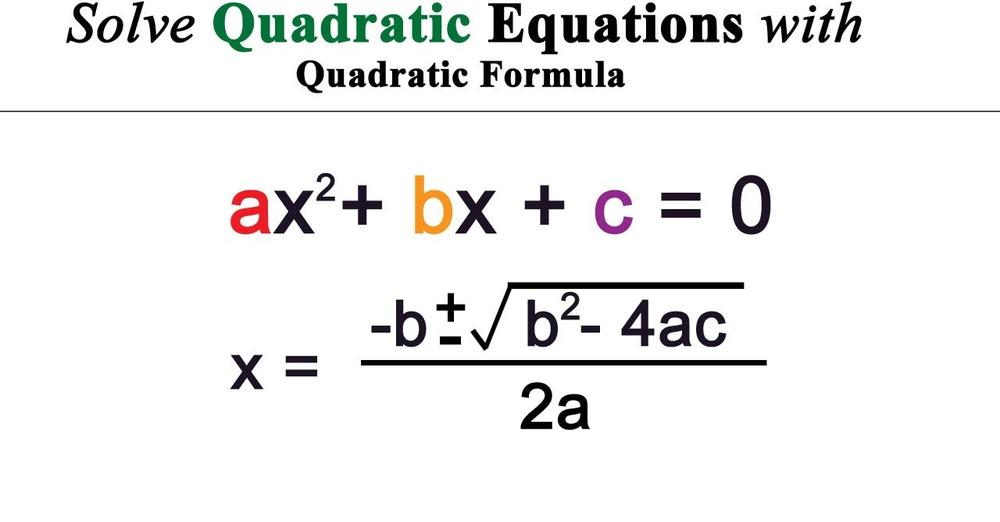 your247math's tweet image. Check out this video on how to solve Quadratic equations with Quadratic formula.  Great for 8th grade and high school students taking Algebra and need it before doing the homework or prior to taking the quiz or exam.

youtu.be/3QmuQmlEuRc

#quadraticequation #quadraticformula