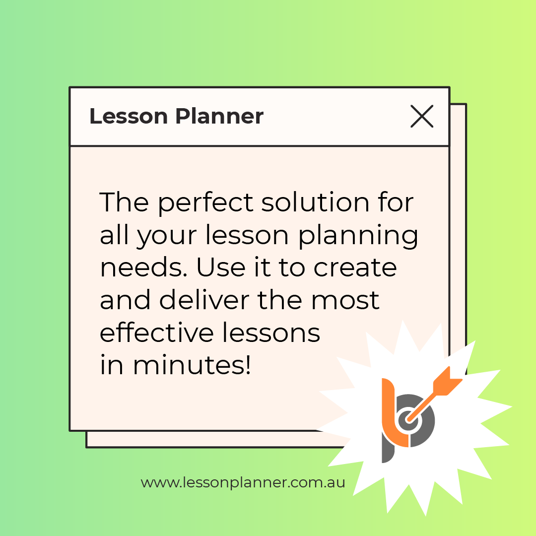 Use Lesson Planner to make great lessons even better!

lessonplanner.com.au

#lessonplanner #teacherlife #teaching #teachers #teachersoffacebook #teachingresources #teachersfollowteachers #earlyadopterprogram #educators