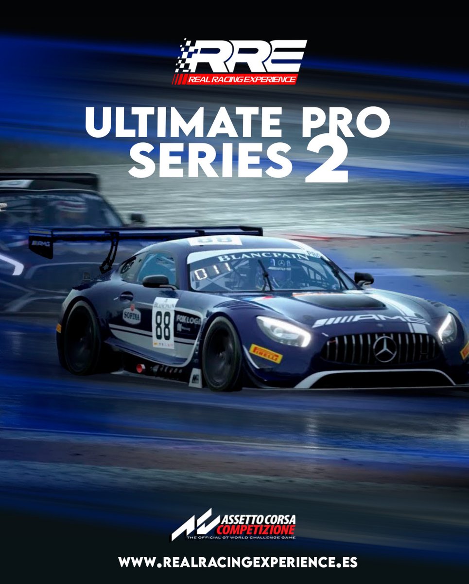 RealRacingExp's tweet photo. 🏁¡Race Day!🚀

La Ultimate GT3 Pro Series llega a Paul Ricard y los mejores pilotos de GT3 están listos para competir🏎️💨 

¡Prepárate para una carrera épica!🤩

No te pierdas la transmisión en vivo en @motoresportstv📺

Patrocinado por @rcomponents_es y @OriolRaceEng https://t.co/VHWZpIlblA