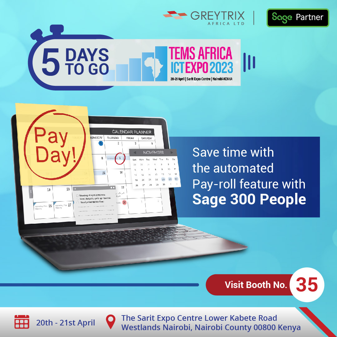 GreytrixAfrica's tweet photo. Ready to take your business to the next level? #Sage300 #ERP has got you covered! Get ready to experience a whole new level of business automation.
Visit our booth 35.
Contact Us -https://t.co/ROwgqjPn3k
@TEMSICTExpo2020
#GreytrixAfricaAndMiddlEast #erpkenya #ictevents https://t.co/vH6Y6OR0FY