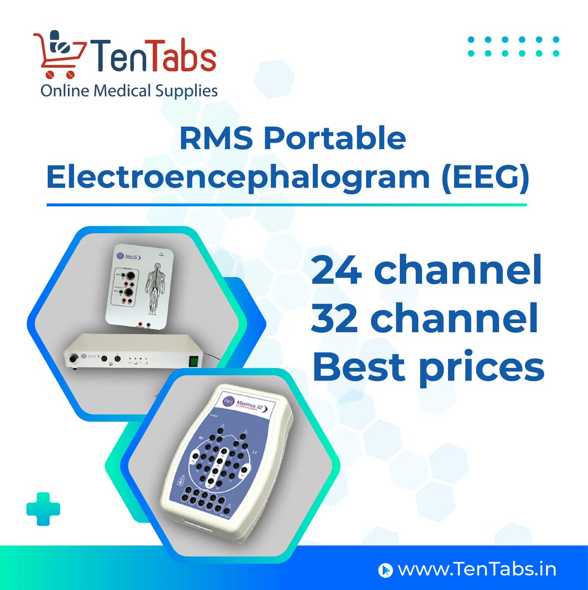 ten_tabs's tweet photo. A High quality EEG machine at affordable price. You can buy a 24 channel EEG machine, USB powered machines, 32 channel video EEG and long time monitoring solution with TenTabs!!
Shop now with us https://t.co/22DVPDT5R6
#tentabs #tentabsonlinemedicasupplies #EEG #hospitalequipment https://t.co/oFZAer0VGU