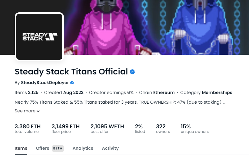 EmreSRGM's tweet photo. We have 15 wl spots for our community from the @SteadyStackNFT project, gen1 collection has a floor price of 3.15 Eth

15 WL SPOT🫡

Follow: @WhaleAlpha_ @SteadyStackNFT 
❤️LİKE, 🔁RT, 👇Join Alphabot
https://t.co/3VX1QjDw3X https://t.co/D4dmOy3j1f