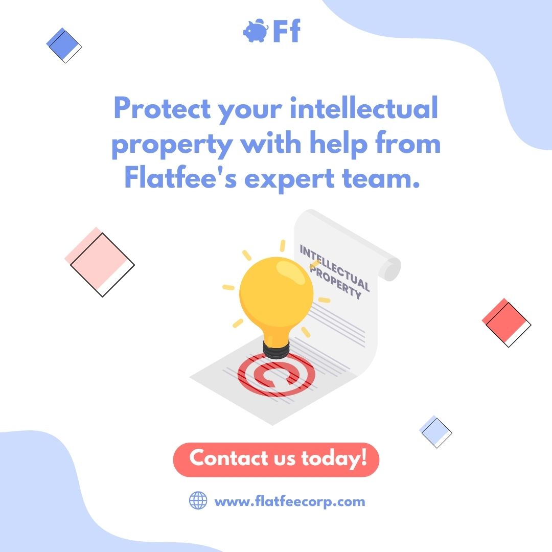 FlatfeeCorp's tweet image. Flatfee offers affordable IP solutions including trademark and copyright registration!

Visit our website to learn more or to get started: flatfeecorp.com

#flatfeecorp #globalIPservices #IPsolutions