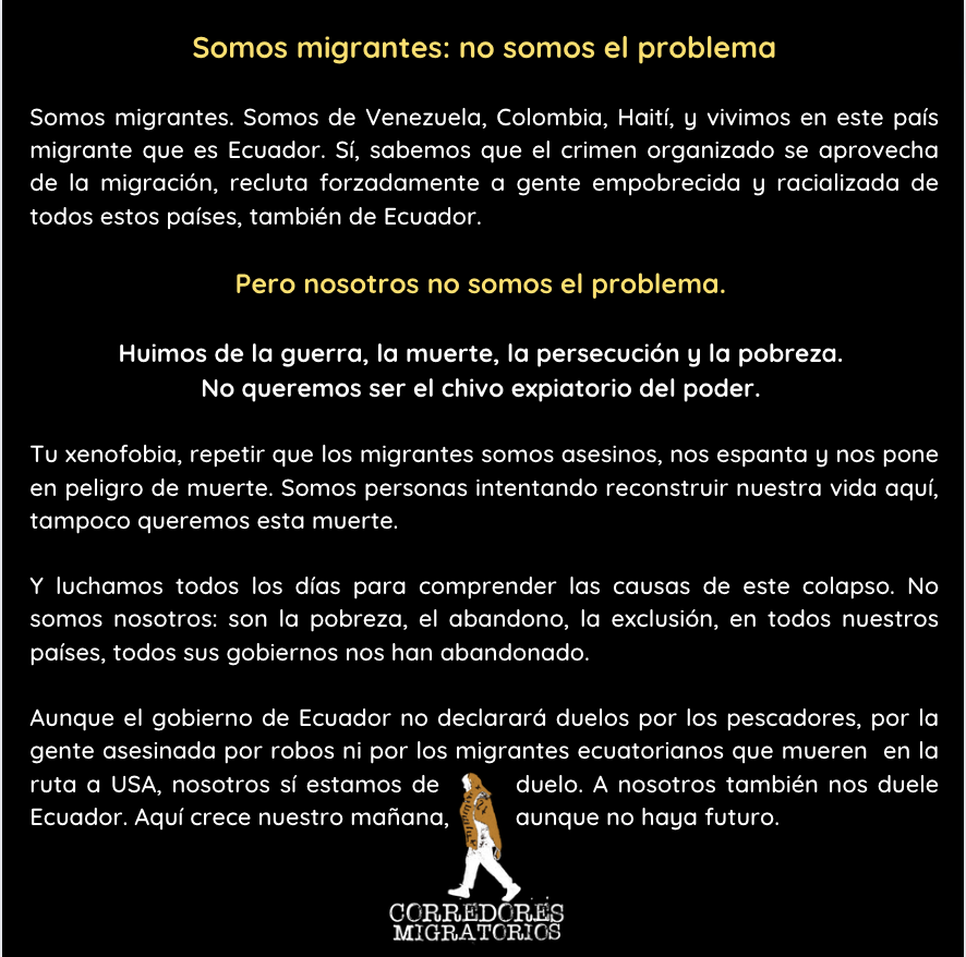 CorredoresMigratorios tweet media