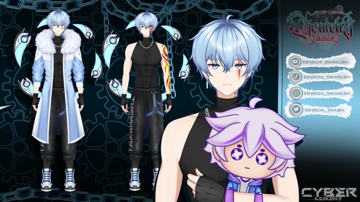 ⚠️Mission complete ⚠️
Berhubung target sudah tercapai ,jadi ini dia character kenichi v2 .

Support :
Like ✅
Rt ✅
Tag ✅
Coment ✅

Makasih buat kalian yang udah bantu kenichi ,Arigatou gozaimasu 🛐

#Vtubers #Vtuber #VTuberUprising #VtuberSupport