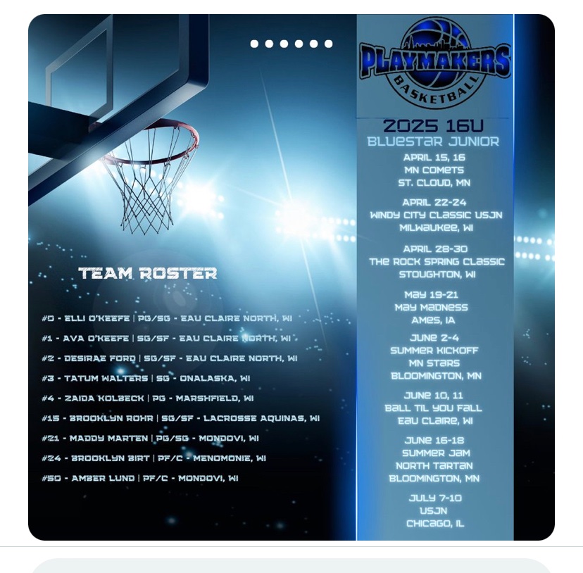 WI Playmakers 16U Bluestar Junior tweet media