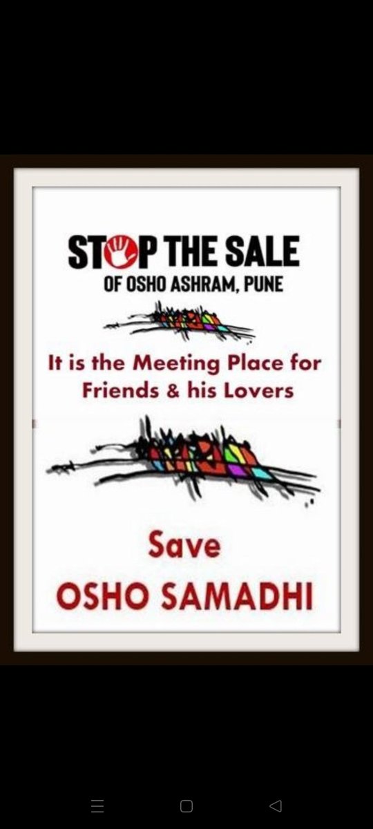 NeelamChhatbar's tweet photo. #SaveOshoLegacy
#pune
@PMOIndia
@HMOIndia         
The land of India is the land of Mercury, India has been the source of the search for Buddhahood for the people of the whole world. Osho is also one of those Buddha men, it is the duty of all of us to save his heritage. https://t.co/nxsieVqU9X